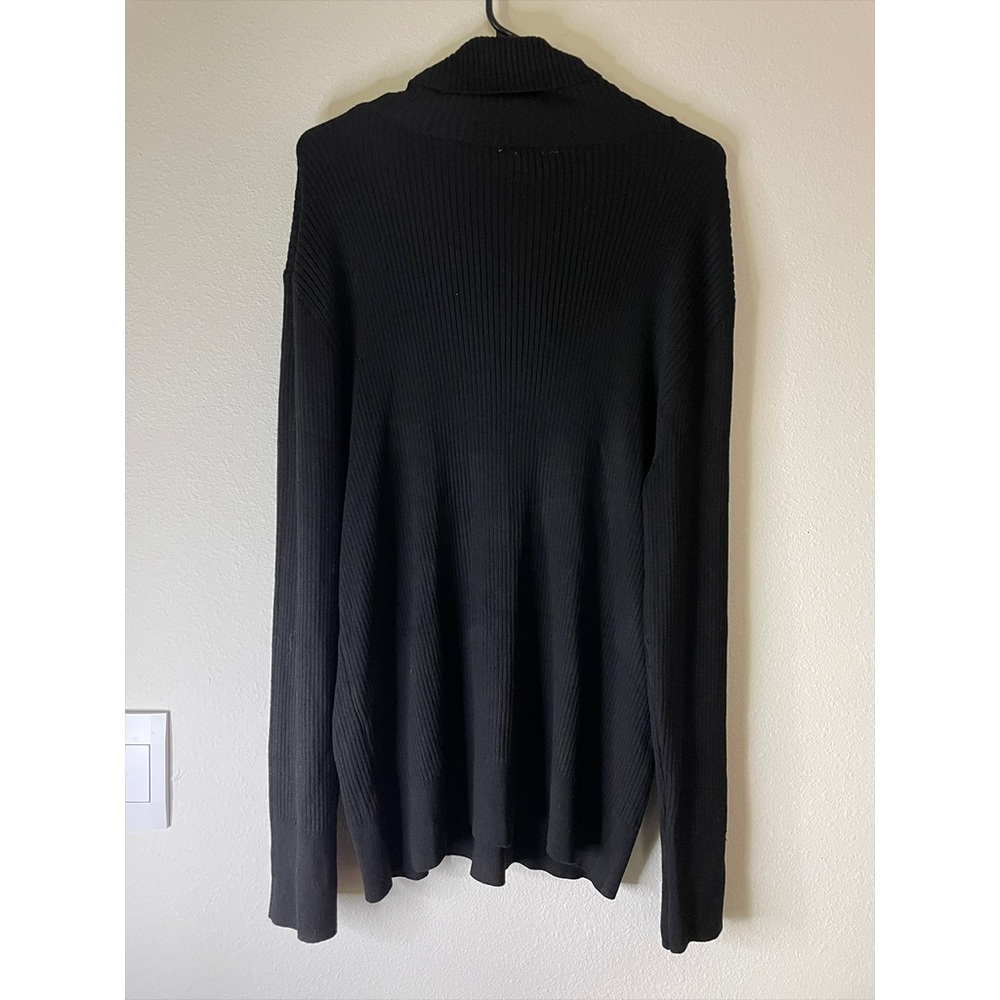 Time and Tru Black Cowl Neck Sweater - Picture 2 of 4